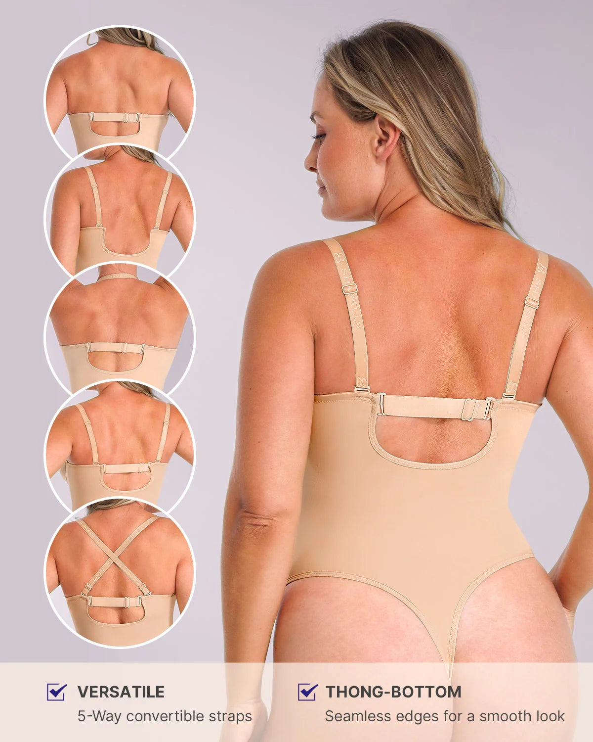 Skinova CurveAir™ Strapless Thong Bodysuit